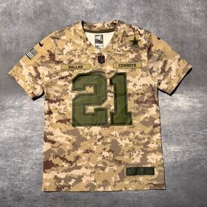Nike Dallas Cowboys Ezekiel Elliott 21 Salute To Service Kid Jersey Camo M 10/12